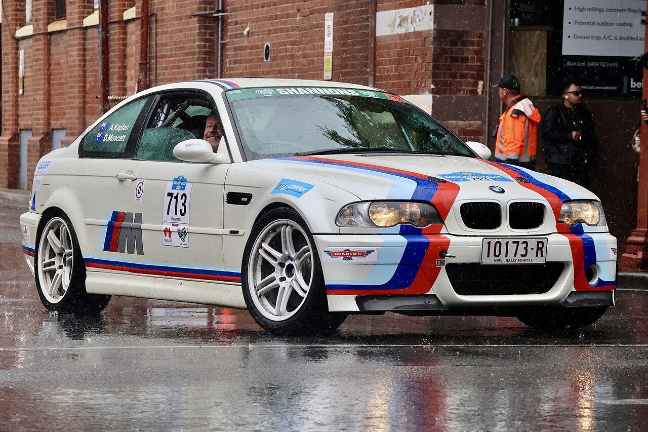 BMW M3 E46 на ралі в Аделаїді